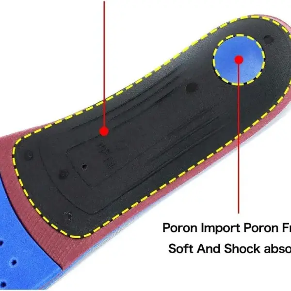 JSEIAJB Orthotic Arch Support Shoe Insoles Insert Orthopedic Mild/Moderate Flat Feet Insole Heel Fasciitis Men Woman