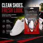 ProPlay Athletic Shoe Cleaning Wipes | Carnauba Wax Included | Repels Water from Shoes | Removes Dirt, Grass, and Sand