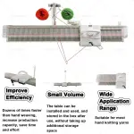Oiyekntd Knitting Machine with Accessories, Medium Gauge 6.5mm Plastic Household Knitting Machine with Accessories Household Sewing Tool Set for Sock, Hat, Scarf, and Sweater Knitting