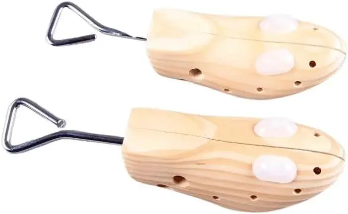 Natural Pine Wood Shoe Support Leather Anti-wrinkle Shaping Adjustable Expanding Device