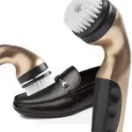 1 Set Electric Shoe Brush Household Polisher Portable Hand-Held Auto Polish Leather 3 Kinds Heads Care