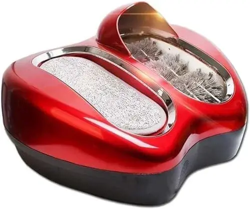 Automatic White Shoe Sole Cleaning Machine - Smart Water Brushing Device for Home & Clinic Use - Fully Automatic Induction Shoe Cleaner for Effortless Maintenance