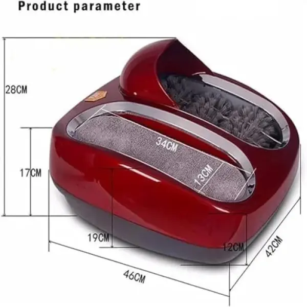 Automatic White Shoe Sole Cleaning Machine - Smart Water Brushing Device for Home & Clinic Use - Fully Automatic Induction Shoe Cleaner for Effortless Maintenance