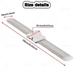 Oiyekntd 150 Stitches Medium Gauge 6.5mm Knitting Machine Kit, Household Sewing Tool Set with Accessories, Plastic Knitting Machine Hand Sweater Knitting Machine Kit for Kids and Adults