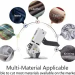 Electric-Fabric-Cutter,-Electric-Cloth-Scissors,-Portable-Cutting-Machine-with-Sharpening-Function,-Sewing-Rotary-Cutter-with-90mm-Rotary-Blade,-for-Multi-Layer-Clothing,