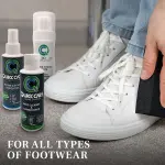 QuickCare Elite Collection - 4 oz Shoe Cleaner & Conditioner, Water & Stain Protection, 2.5 oz Quick Touch White, Brush & Sponge - Complete Shoe Cleaning Set for Sneakers, Leather, and More