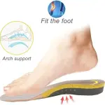 JSEIAJB Insoles Orthotics Flat Foot Sole Pad for Shoes Insert Support for Plantar Fasciitis Feet Care