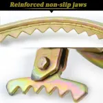 Professional Tree Climbing Spikes - Upgraded 400D Non-Slip Foot Buckle Shoes for Electricians, Comfortable, Safe & Stable Pole Climbing Gear for Tree Services
