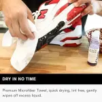Jason Markk Starter Box, Shoe Cleaning Kit, 6-Piece Set, Deep Cleaning Solutions, Two Brushes, & Microfiber Towel, Sneaker Care, Ideal for Footwear, Safe on Leather, Suede, Nubuck, Cotton, Knits, 2oz