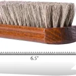 Shoe Care Kit – 6 Piece Set with Horsehair Brushes, Applicators & Cotton Cloth – Leather Shoe Cleaning & Polishing Kit – Made in Germany