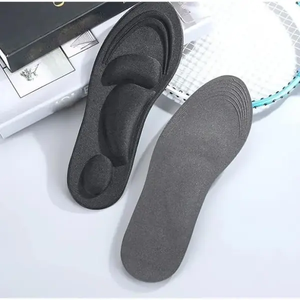 JSEIAJB Women 4D Memory Foam Massage Insoles Comfortable Sponge Orthotic for Shoe Arch Support Pad