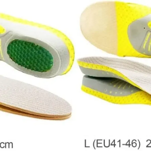 JSEIAJB Orthotic Insole Arch Support PVC Flat Foot Shoe Sole Pad insoles for Shoes insert padded Orthopedic