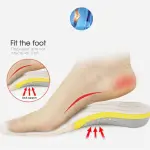 JSEIAJB Orthotic Insole Arch Support PVC Flat Foot Shoe Sole Pad insoles for Shoes insert padded Orthopedic