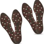 Large Magnetic Insoles for Men for Nikken Kenko mStrides 20211, Shoe Insoles for Work Boots, Running, Walking, Comfortable Sneaker Magnetic Acupressure Foot Support, Shoe Accessories (2 Pack, 7-12)