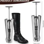 Professional Aluminum Boot Stretcher for Women and Men Wide Calf Boot Stretcher Tool Relieves Tightness for Cowboy Tall Leather Western Work Hiking Boots