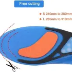 JSEIAJB Gel Insoles Breathable Comfortable Silicone Inserts Deodorant Shock Absorption Shoe Sport