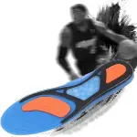 JSEIAJB Gel Insoles Breathable Comfortable Silicone Inserts Deodorant Shock Absorption Shoe Sport