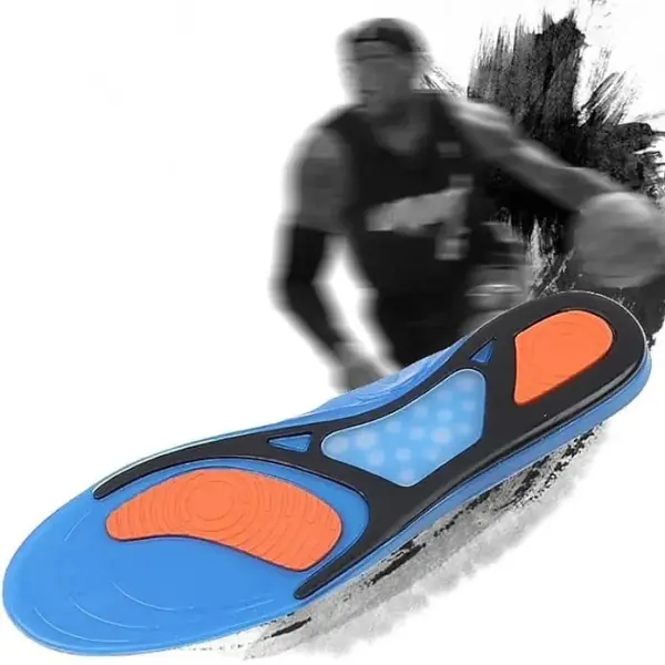 JSEIAJB Gel Insoles Breathable Comfortable Silicone Inserts Deodorant Shock Absorption Shoe Sport