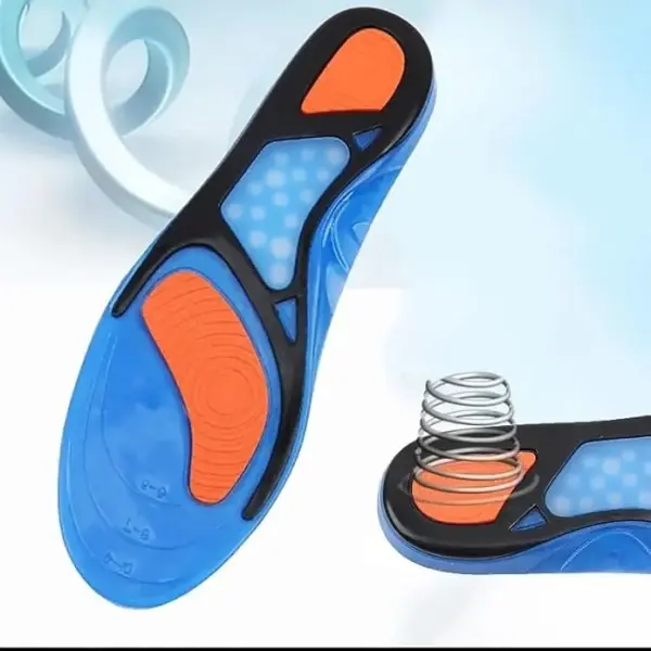 JSEIAJB Gel Insoles Breathable Comfortable Silicone Inserts Deodorant Shock Absorption Shoe Sport