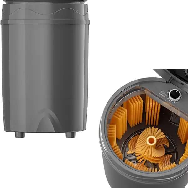 Fully Automatic Shoe Washing Machine with Polishing, Dehydration, Adjustable Timer, and Cleat Wall Brush - Perfect for Home Use and Sneaker Care