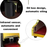 Hotel Automatic Shoe Cleaner, Automatic Home Electric Brush Shoes Machine, Stainless Steel Commercial Shoe Polisher,D