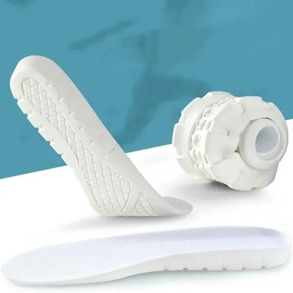 JSEIAJB Soft High Elastic Sports Insoles Shock Absorption Breathable Shoe Pad Men Women Running Light Weight Insole