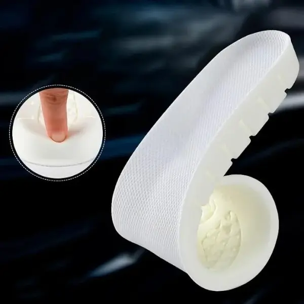 JSEIAJB Soft High Elastic Sports Insoles Shock Absorption Breathable Shoe Pad Men Women Running Light Weight Insole