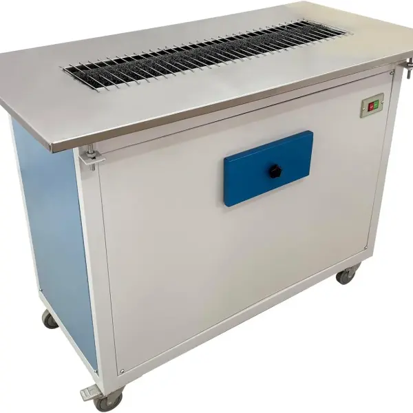 Automatic Fluff Brushing Machine Carbon Fiber Brush Negative Pressure Suction, Industrial Lint Remover for Knitted Garments, Sweaters, Shoes, Hats Textile Cleaning 220V/1PH