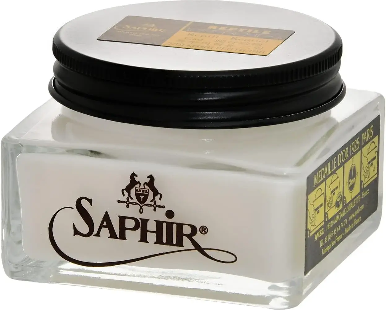 SAPHIR Medaille d'Or Reptile Cream – Special Care for Exotic Leathers, Tailored Nourishment and Protection for Unique Textures