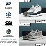 FACTORY LACED Sneaker Care Kit — Shoe Cleaner with Deodorizer & Water Repellent Spray, 2 Brushes & Microfiber Towel — Works on Jordan, Nike, Adidas — Leather, Suede, Canvas & Mesh