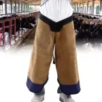 Horse Farrier Apron, Horseshoe Cleaning Pants with Pocket Canvas Suede Farrier Tool Apron Cowhide Farm Accessories Trimmer Chaps Hoof Care