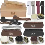 Stone and Clark Original Shoe Polish & Care Kit - Leather Shoe Shine Kit for Men & Women