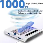Fully Automatic Rechargeable Shoe Sanitizer Machine & Sole Cleaner, Powerful Suction 260RPM, Electric Shoe Polisher & Deodorizer, Portable Shoes Disinfectant Polisher for Home & Office,A-1