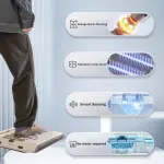 Fully Automatic Rechargeable Shoe Sanitizer Machine & Sole Cleaner, Powerful Suction 260RPM, Electric Shoe Polisher & Deodorizer, Portable Shoes Disinfectant Polisher for Home & Office,A-1