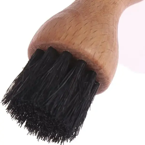 Boots Shoe Brush Leather Supplies Polishing Wooden Handle Cleaning Tools