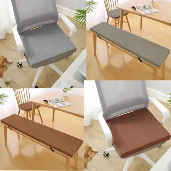 HighDensity Memory Foam Outdoor Bench Cushions Nonslip & Washable Seat Pads for Garden Shoe Benches Comfortable 140x35x10 cm Patio Furniture Accessories