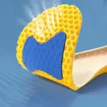 JSEIAJB Memory Foam Insoles for Shoes Sole Mesh Breathable Cushion Running for Feet Man Women Orthopedic