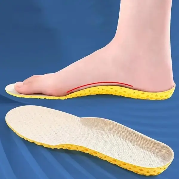 JSEIAJB Memory Foam Insoles for Shoes Sole Mesh Breathable Cushion Running for Feet Man Women Orthopedic