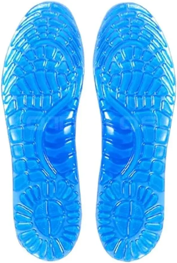 JSEIAJB Soft Shock Absorption Gel Insoles Cushion Running Walking Comfortable Massaging for Shoes Sole Woman Men