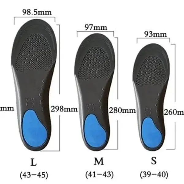 JSEIAJB Orthopedic Insoles For Shoes Sole Support Upgraded Version Feet Care Insert Orthotic Insole for Flat Foot