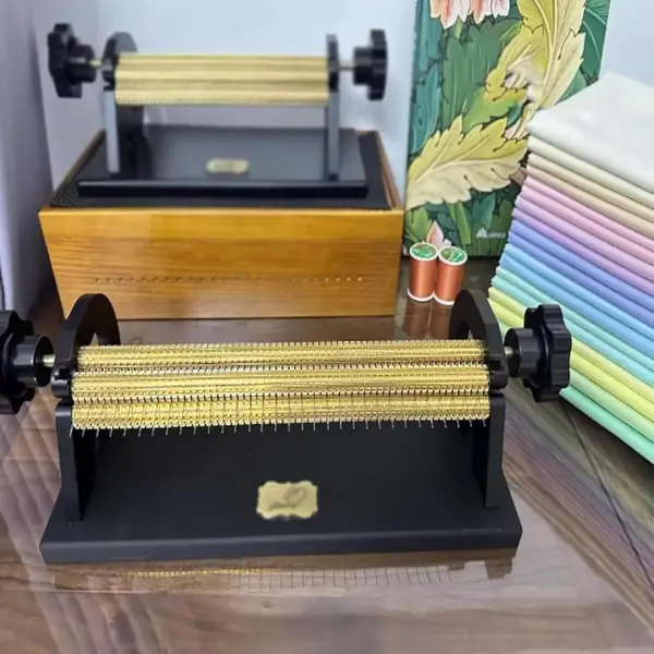 Adjustable Smocking Pleater,24 Row Smocking Pleater with 24 Sewing Needles & Tool Kit, 47 Positions,Even Fabric Folds, 0.5 cm Stitch Spacing, for Costume & Craft Sewing