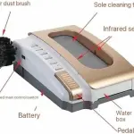 Automatic Electric Household Shoe Washing Machine,Fully Automatic Intelligent Shoe Sole Cleaning Machine