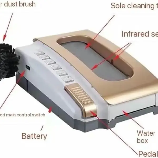 Automatic Electric Household Shoe Washing Machine,Fully Automatic Intelligent Shoe Sole Cleaning Machine