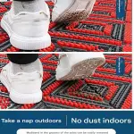 Shoe Brush Scraper, Entrance Floor Mats, Door Scrubber Mat Outdoor Heavy Duty Boot Scraper with Brush for Home Porch Garden(80x240cm/31.5x94.6)