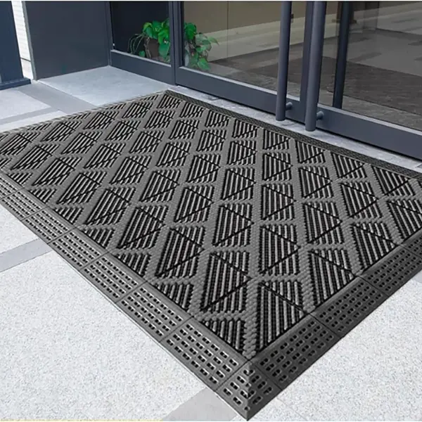 Shoe Brush Scraper, Entrance Floor Mats, Door Scrubber Mat Outdoor Heavy Duty Boot Scraper with Brush for Home Porch Garden(80x250cm/31.5x98.5)