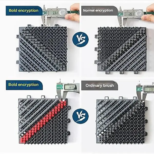 Shoe Brush Scraper, Entrance Floor Mats, Door Scrubber Mat Outdoor Heavy Duty Boot Scraper with Brush for Home Porch Garden(80x250cm/31.5x98.5)