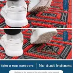 Shoe Brush Scraper, Entrance Floor Mats, Door Scrubber Mat Outdoor Heavy Duty Boot Scraper with Brush for Home Porch Garden(80x250cm/31.5x98.5)
