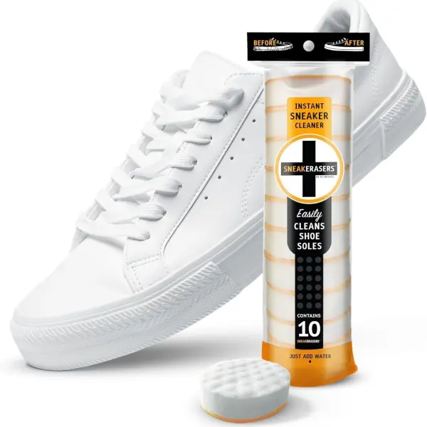 SneakERASERS Instant Midsole and Sneaker Cleaner - SneakERASERS Overnight Soak, Shoe and Sneaker Cleaner