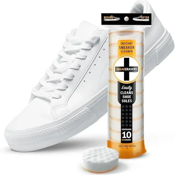 SneakERASERS Instant Midsole and Sneaker Cleaner - SneakERASERS Overnight Soak, Shoe and Sneaker Cleaner
