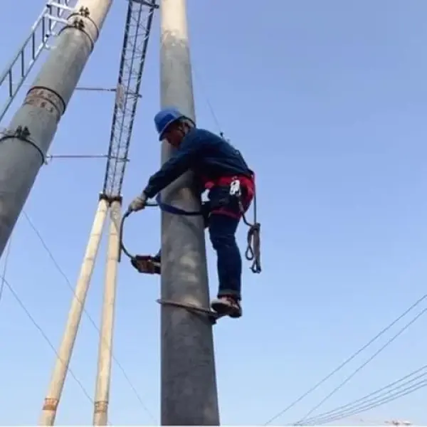 Upgraded Tree Climbing Spikes for Electricians - Non-Slip Climbing Shoes with Wooden Buckle - Ideal Footwear for Arborists & Tree Care Professionals (Model 450)